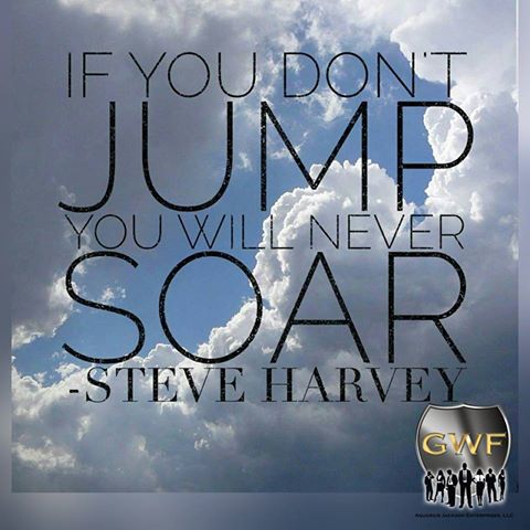 If you don't jump you will never soar. #JoyTrain #SuccessTRAIN #Motivation RT @LakeishaSinclai