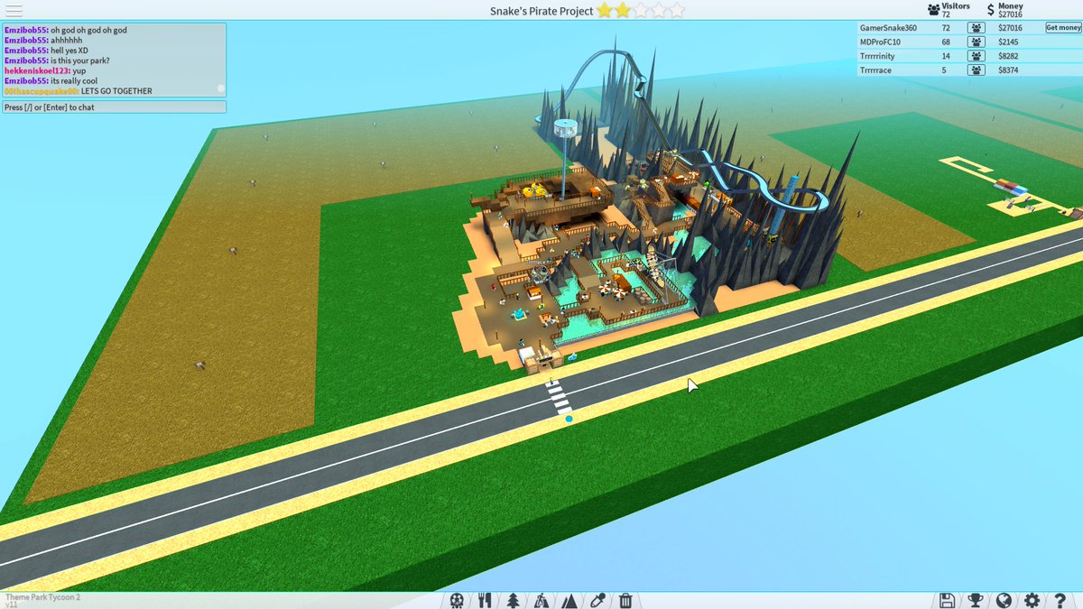 Dennis On Twitter Theme Park Tycoon 2 Is Now Public - 