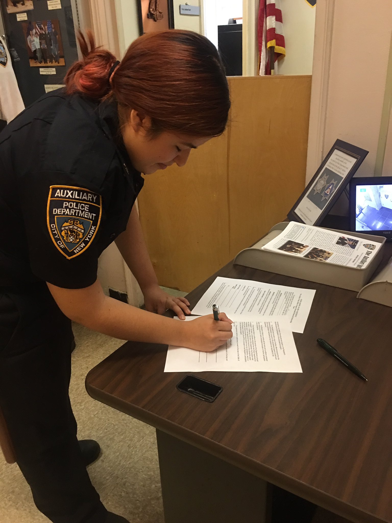 NYPD Auxiliary on Twitter "It's official Marshalik scholarship for