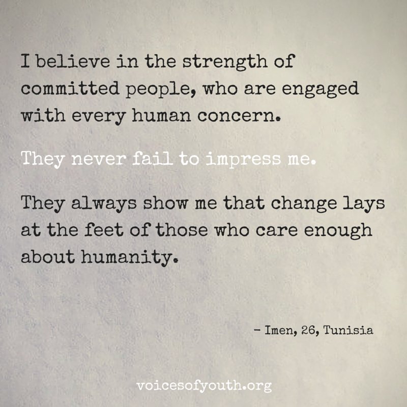 voicesofyouth's tweet photo. Change starts with...you! https://t.co/pfqpjdptBr