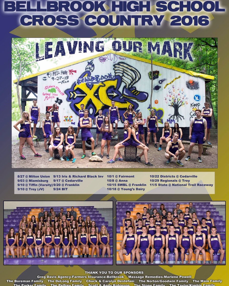 XC_Bellbrook's tweet photo. they can't beat what they can't catch. ⚡️💪🔥#LeavingOurMark #BHSXC2016 https://t.co/4lMmGkjte7