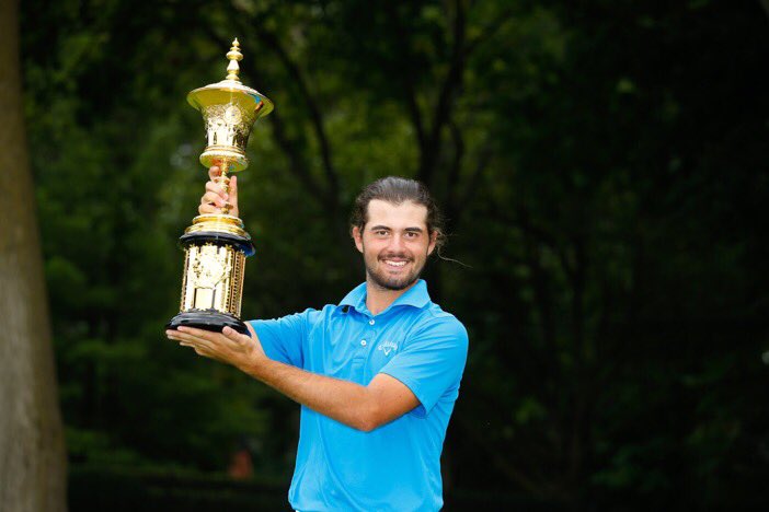 Oi <a href="/McIlroyRory/">Rory McIlroy</a> so following your tweet <a href="/CurtisLuck6/">Curtis Luck</a> ended up wining the #USam. Congrats are in order #thoughts