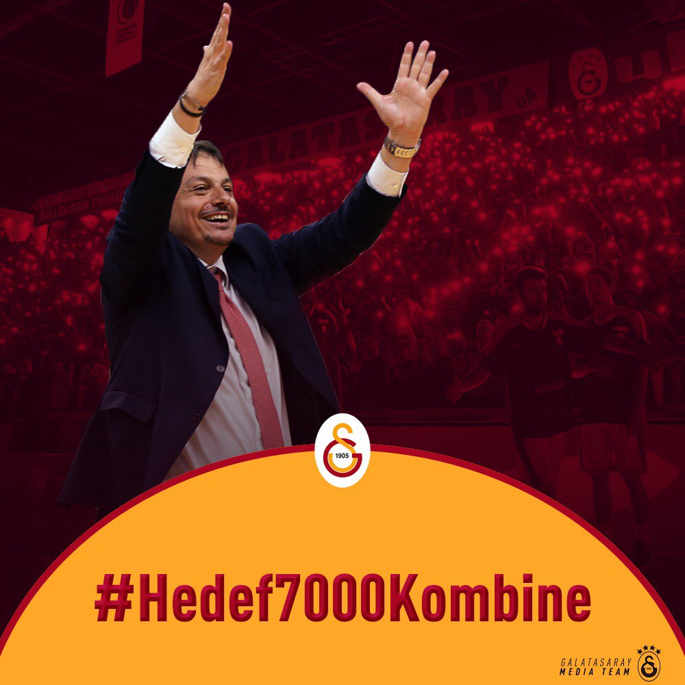 Teker teker geçeceğiz turları Euroleague’de alacağız kupayı #Hedef7000Kombine galatasaray.org/haber/basketbo…