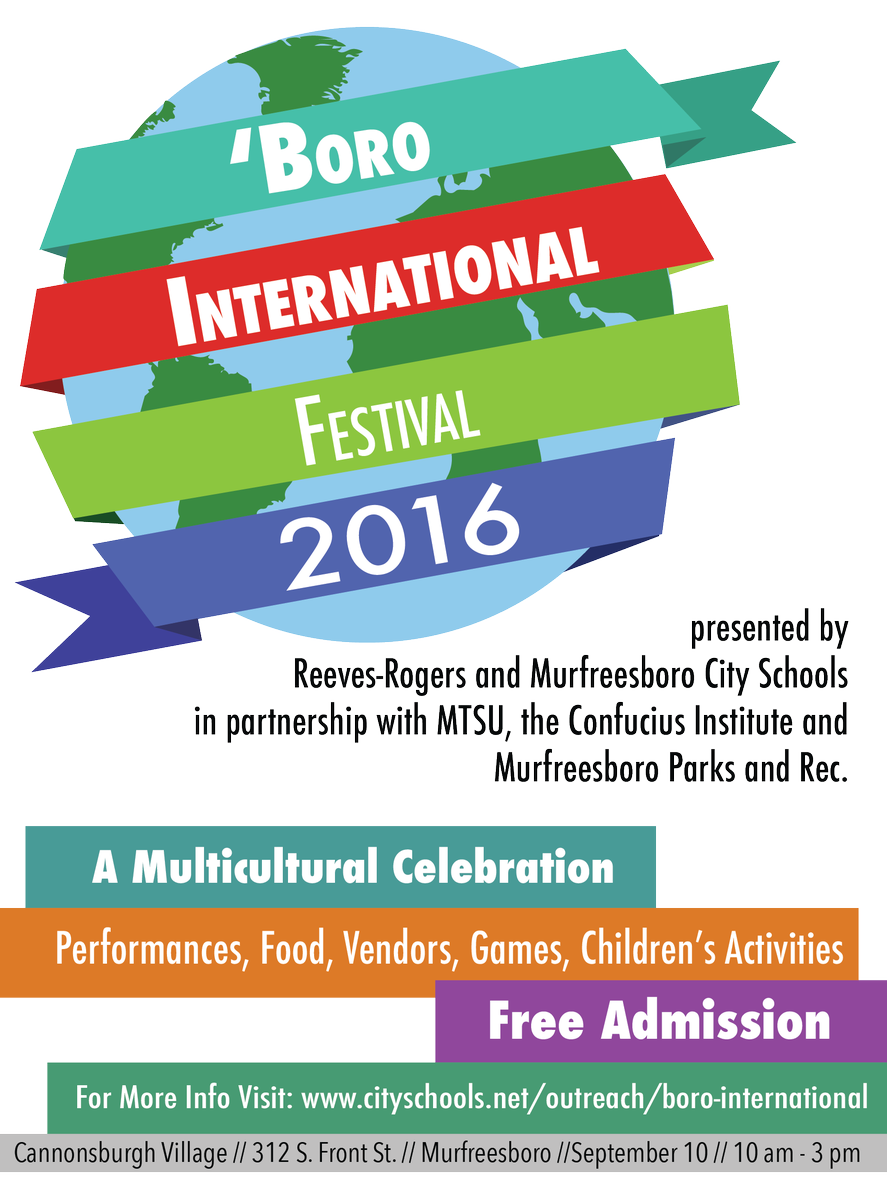 ‘Boro International Brings Global Vibe to Cannonsburgh Village Sept. 10 murfreesborotn.gov/CivicAlerts.as… …
