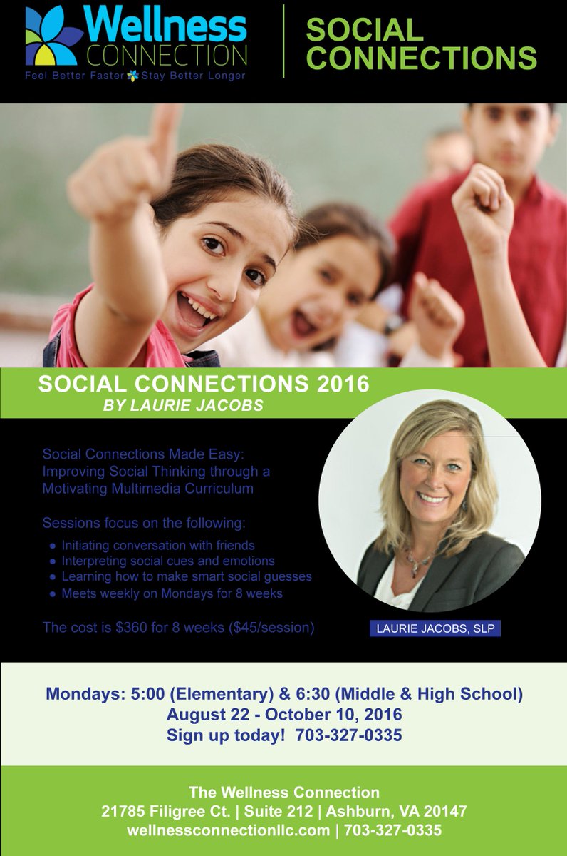 If you missed this week, come next Monday!!! Call our front desk to enroll now!
703-327-0335