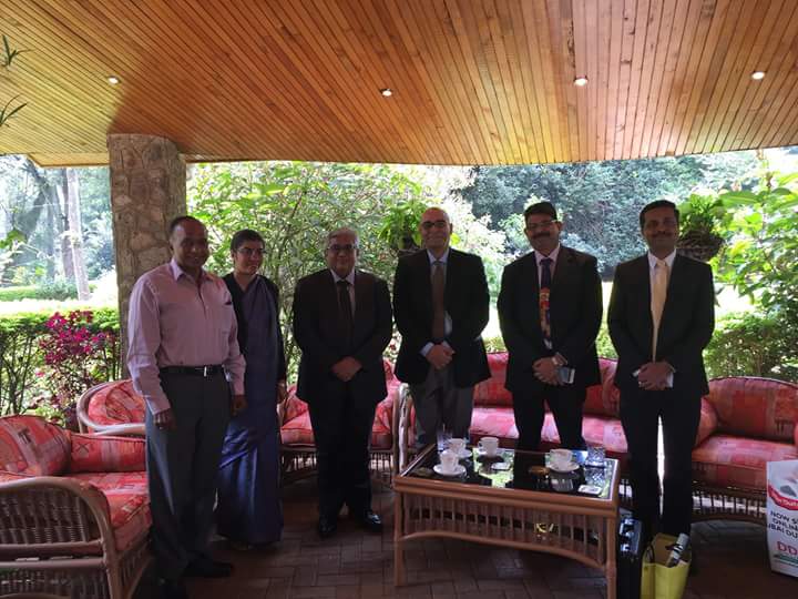 IndiainKenya's tweet photo. HC Ms. Suchitra Durai had a meeting with the visiting Air India team led by Shri Ravi Bodade this morning. 2/n https://t.co/SoZfIlILi2