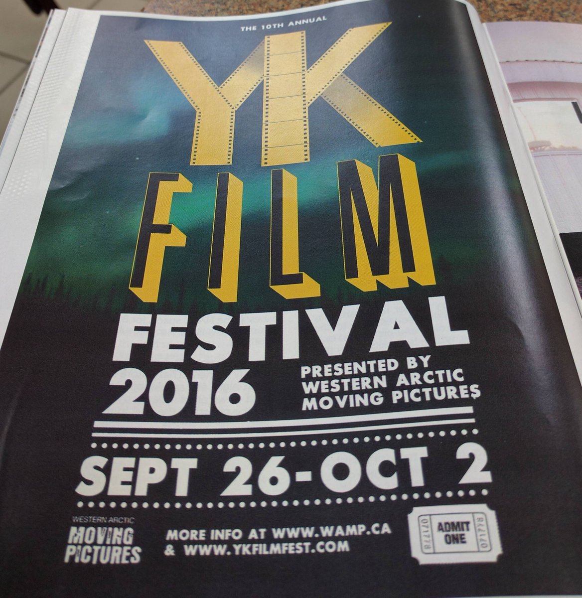 NTFedLabour's tweet image. Yk film festival presented by WAMP Sept 26 - Oct 2 ykfilmfest.com