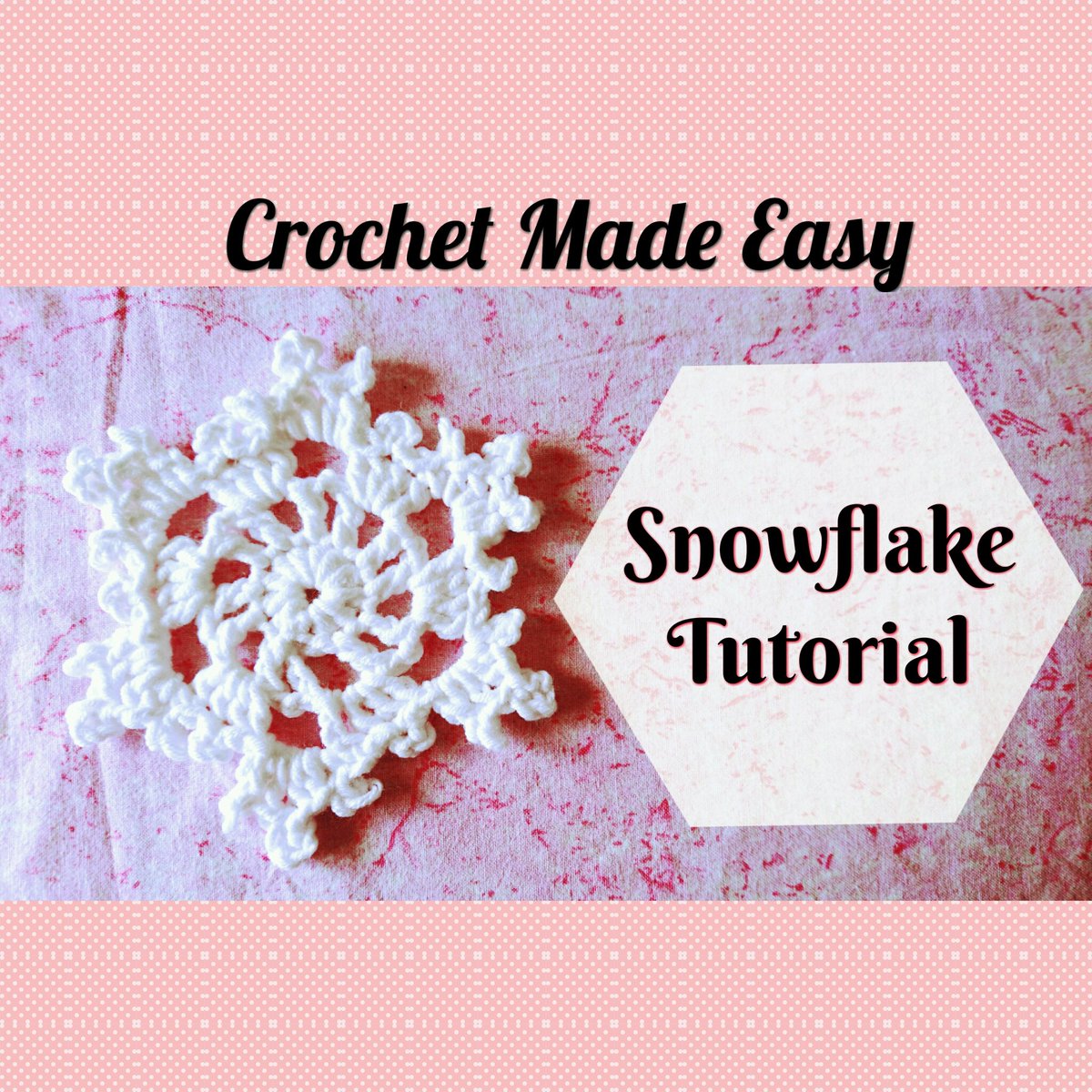 Pearlcrochet's tweet photo. Crochet these pretty snowflakes. Free step by step tutorial up on my channel. 💗 https://t.co/dws9fZLQfv https://t.co/4vzUELJVYT