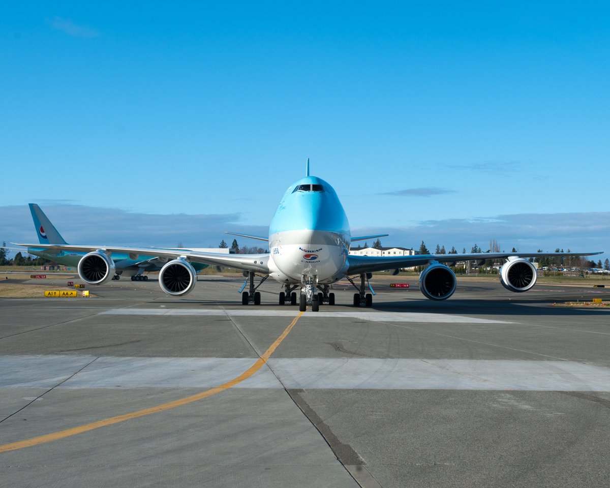 Boeing Airplanes On Twitter A Koreanair Ke Boeing 747 8f