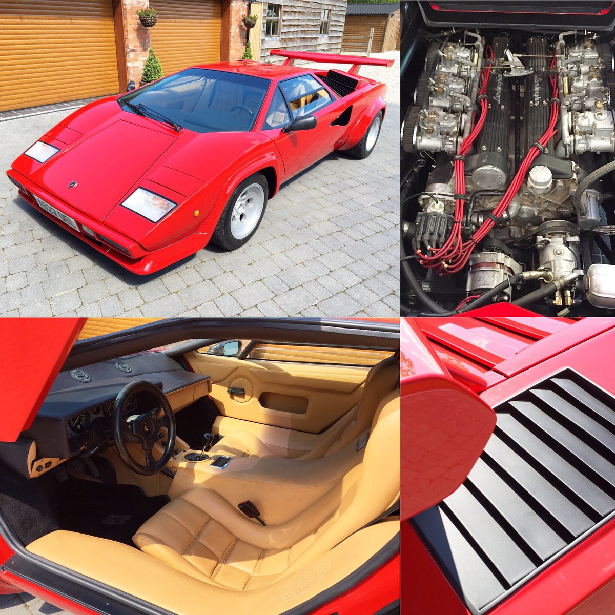 RareMarques's tweet photo. I'm finally selling my Lamborghini Countach 5000S, 1 of only 323 made. #lamborghini #lamborghinicountach #countach https://t.co/30HJW7Rj7I