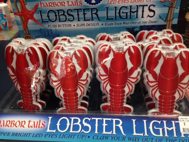 We love these! Need a little light? How about a #lobster light? Avail at Kinburn! #mahonebay #maritimes