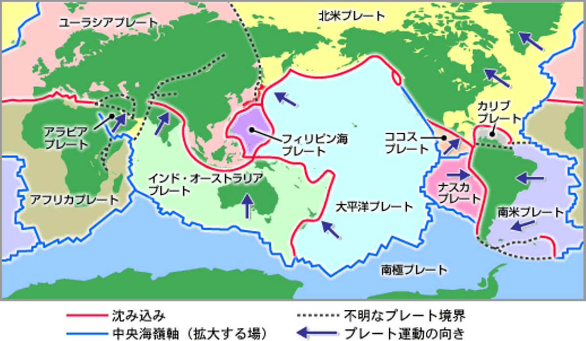 ビルケランド 世 ユーラシアプレート ｅａｐと略 とアフリカプレートとの境界 イタリア で地震が発生しました ｅａｐとインド オーストラリアプレートの境界 ミャンマー でも発生しました 次はｅａｐとフィリピン海プレートの境界 日本 で