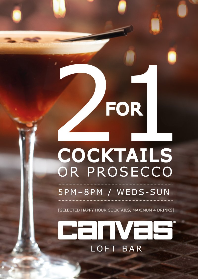 Fantastic #offer on #Cocktails &amp; #Prosecco <a href="/CanvasBmth/">Canvas Bournemouth</a> Wed-Sun 5-8 #happyhour #lovebournemouth