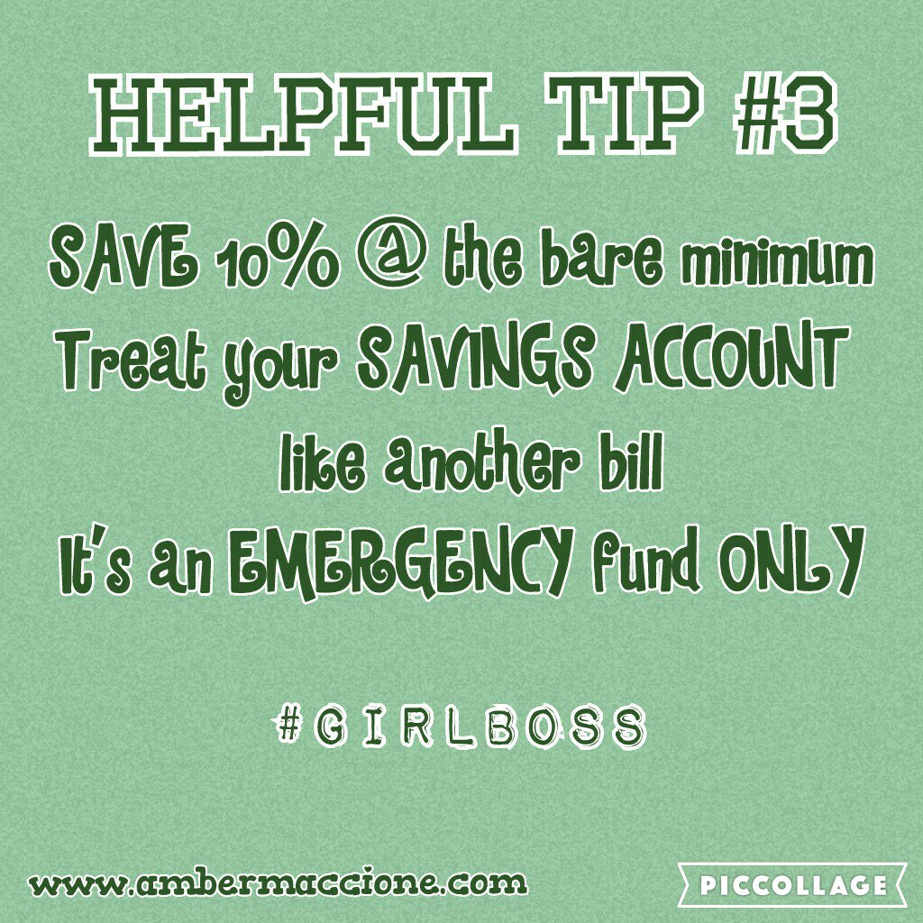 theEducator_Mom's tweet image. No excuses. Each time, 10 to 20.
#savingmoney #budgetinghelp #lifesurprises #paychecktopaycheck #cantseemtosave
