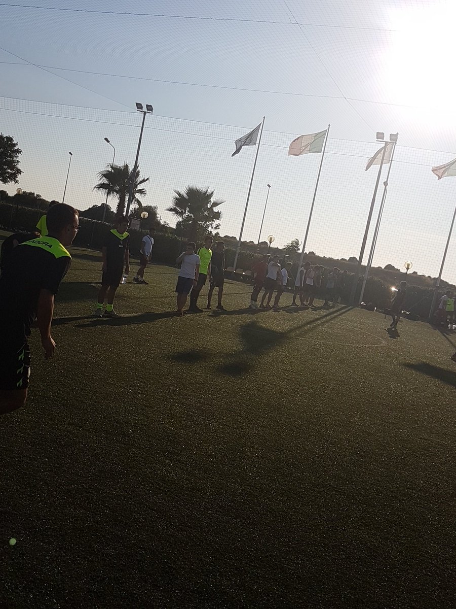 aiataranto's tweet photo. I ragazzi in forza all'OTS effettuano la verifica della preparazione estiva con lo yoyo test. https://t.co/s471YYYG6u