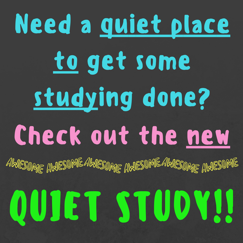 HooleyBundschu's tweet image. You asked. We listened!!  #StudyQuiet  in our NEW #QuietStudy!!