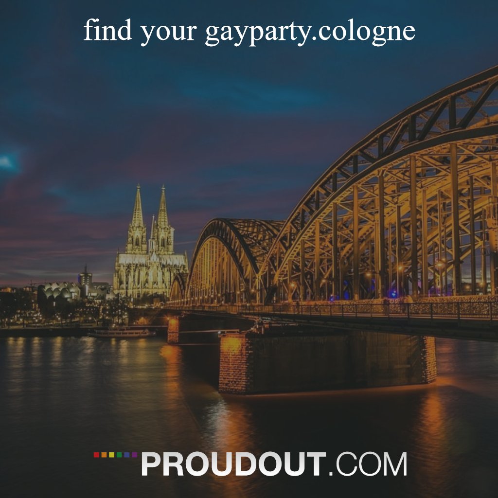 goproudout's tweet photo. Check out https://t.co/O2gfz4RVmq for #gayevents in your city. #gay #lesbian #pride #cologne #startup #LGBTstartup https://t.co/hfikR4pjpz