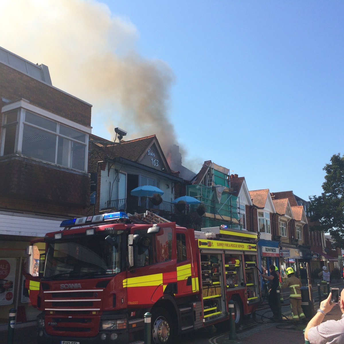 Was going to suggest coming down for a refreshing pink juice in the garden....but the neighbours had other ideas...