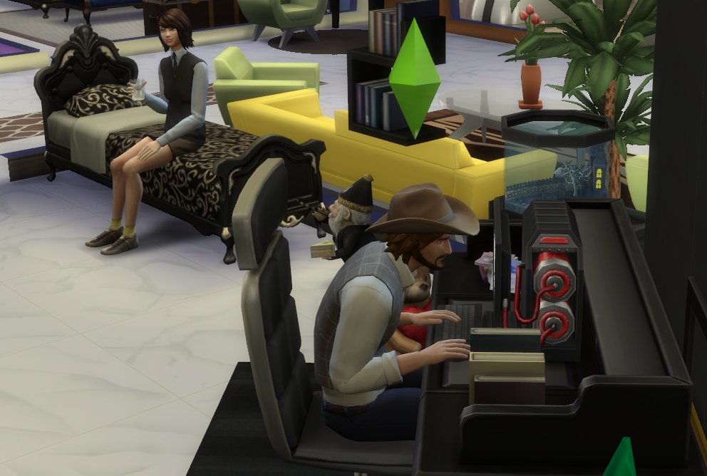 OVERWATCH_SIM's tweet image. 하나방에서 콤퓨타 하는 맥구리 삼촌