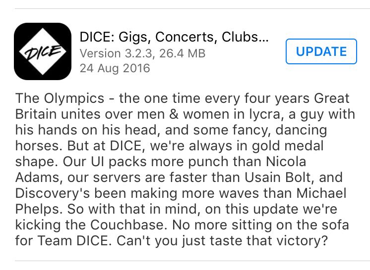 MattJosephFlynn's tweet photo. The sign of a copywriter having some fun @dicefm https://t.co/EmZtWYde13