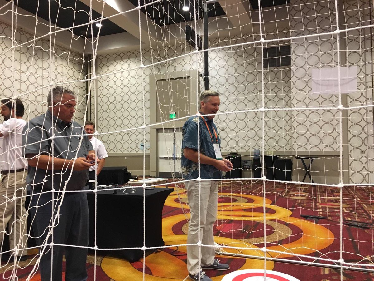 InspectorJV's tweet photo. Salt Lake City #dronecage match at #AccelaEngage https://t.co/tMVxxbh1jj