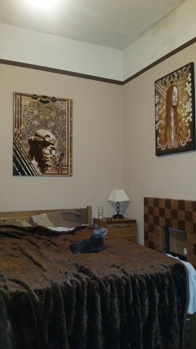 CormacEd's tweet image. Curator cat. #cat #art #CatsOfTwitter