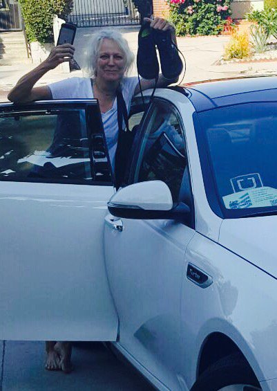 First Uber experience!
(yesterday in Los Angeles)