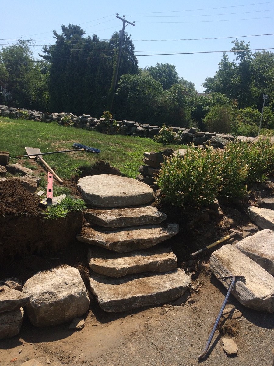Biz_Efficient's tweet photo. Stone steps #landscape #masonry #stonework #ryenh https://t.co/8Ifp5Vl5H9