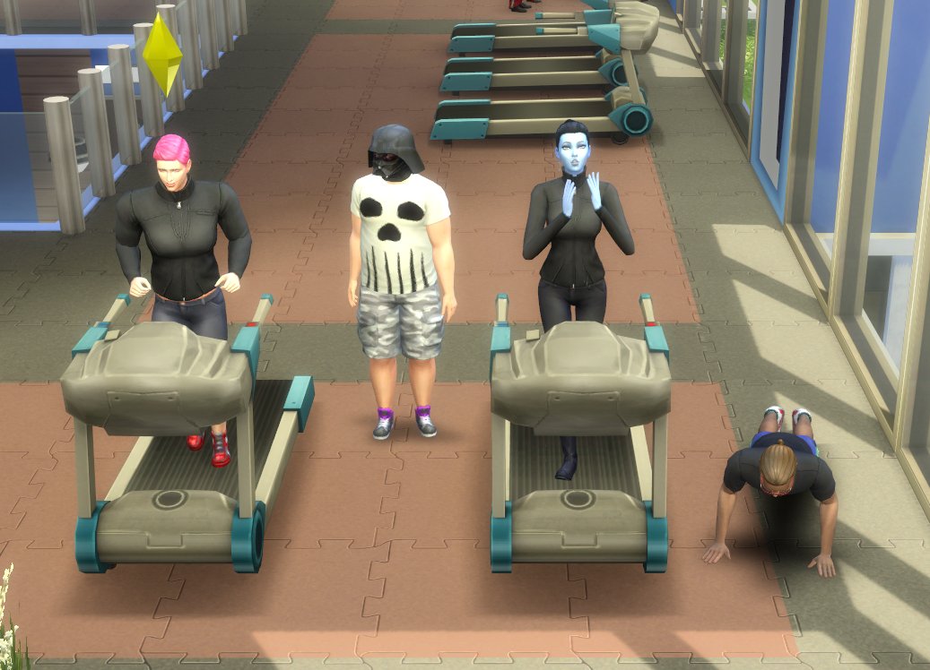 OVERWATCH_SIM's tweet image. 헬스장간 자리야