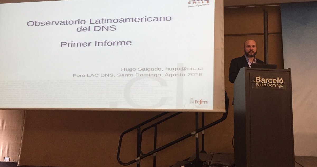 ICANN_es's tweet photo. Lanzamiento del Observatorio del DNS en LAC, parte de la estrategia regional
Presentaron @finkdaniel #ICANN @huguei https://t.co/eWfuc35AN5