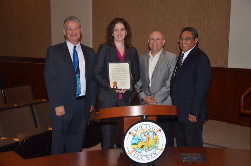 Solano County BOS presented Sheriff Ferrara and OES w/resolution recognizing September as #NationalPreparednessMonth