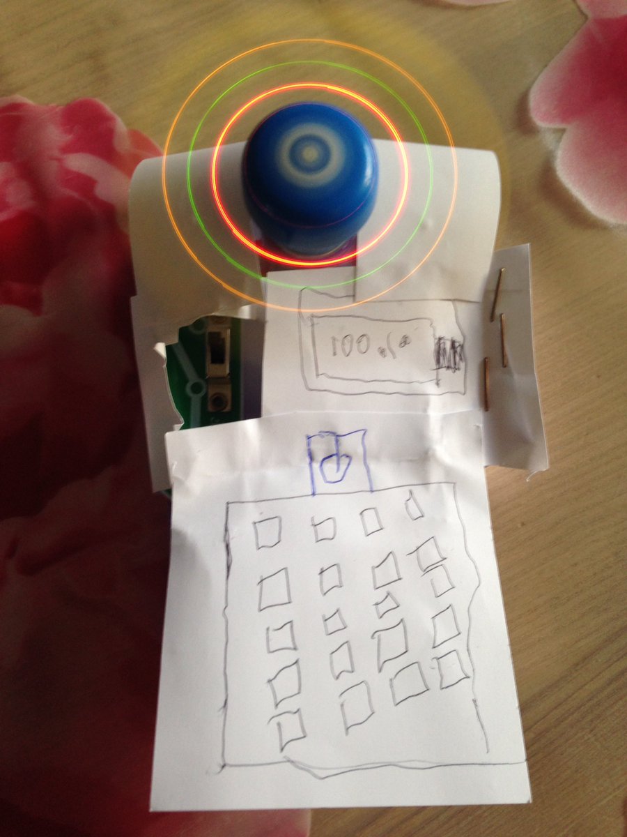 Uitdaging van de week, bedenk de #iPhone van de toekomst. Dit is al het 3e ontwerp... #plusklas #ventilator