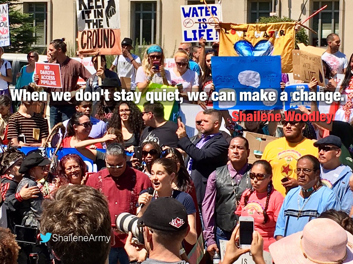 ShaileneArmy's tweet photo. #NoDakotaAccessPipeline @shailenewoodley https://t.co/fHJOKdB6tw
