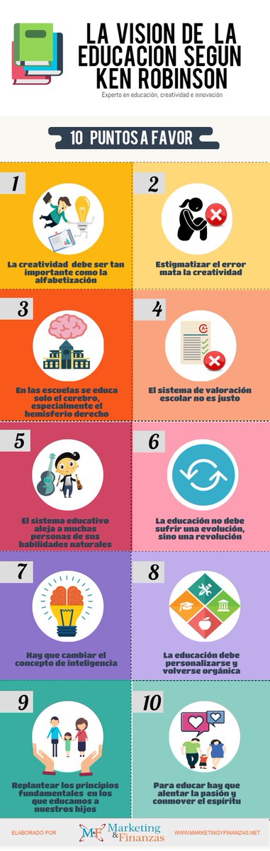 MktFinanzas's tweet image. Cómo mejorar la #Eduacion segun @SirKenRobinson #HackeaLaEducación #FelizMiercoles goo.gl/00Fi0x