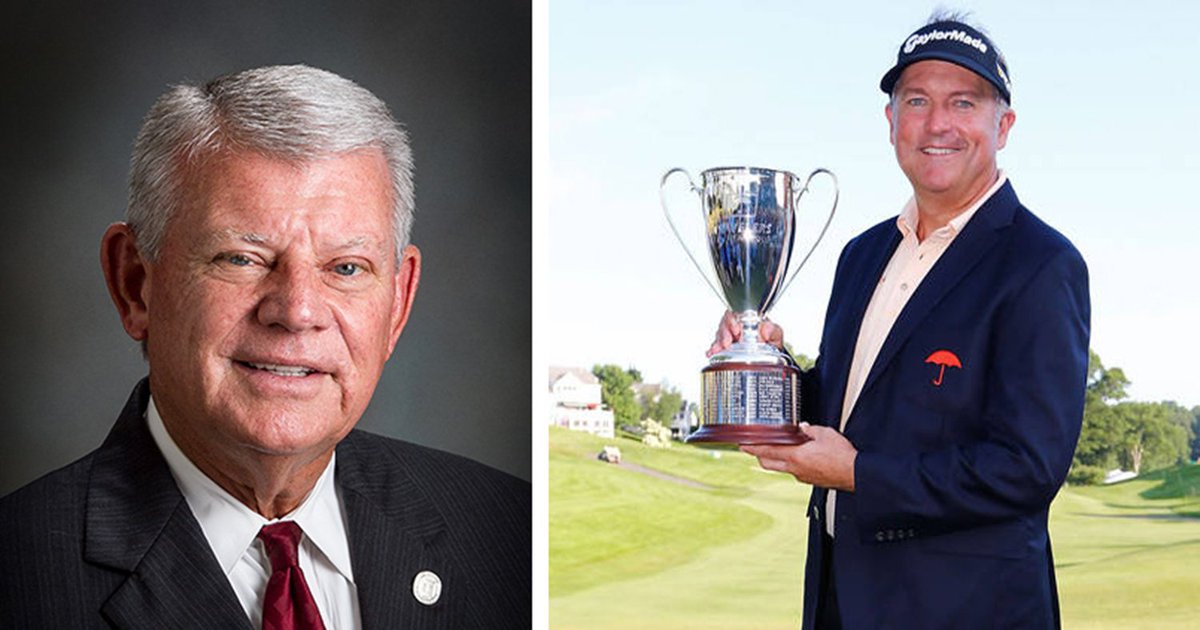 #HSU will honor a <a href="/OldReddie/">Bobby G. Jones</a>  &amp; <a href="/DukePGA/">Ken Duke</a>  as distinguished alumni! Read more at bit.ly/2bFBFfE. #ImReddie