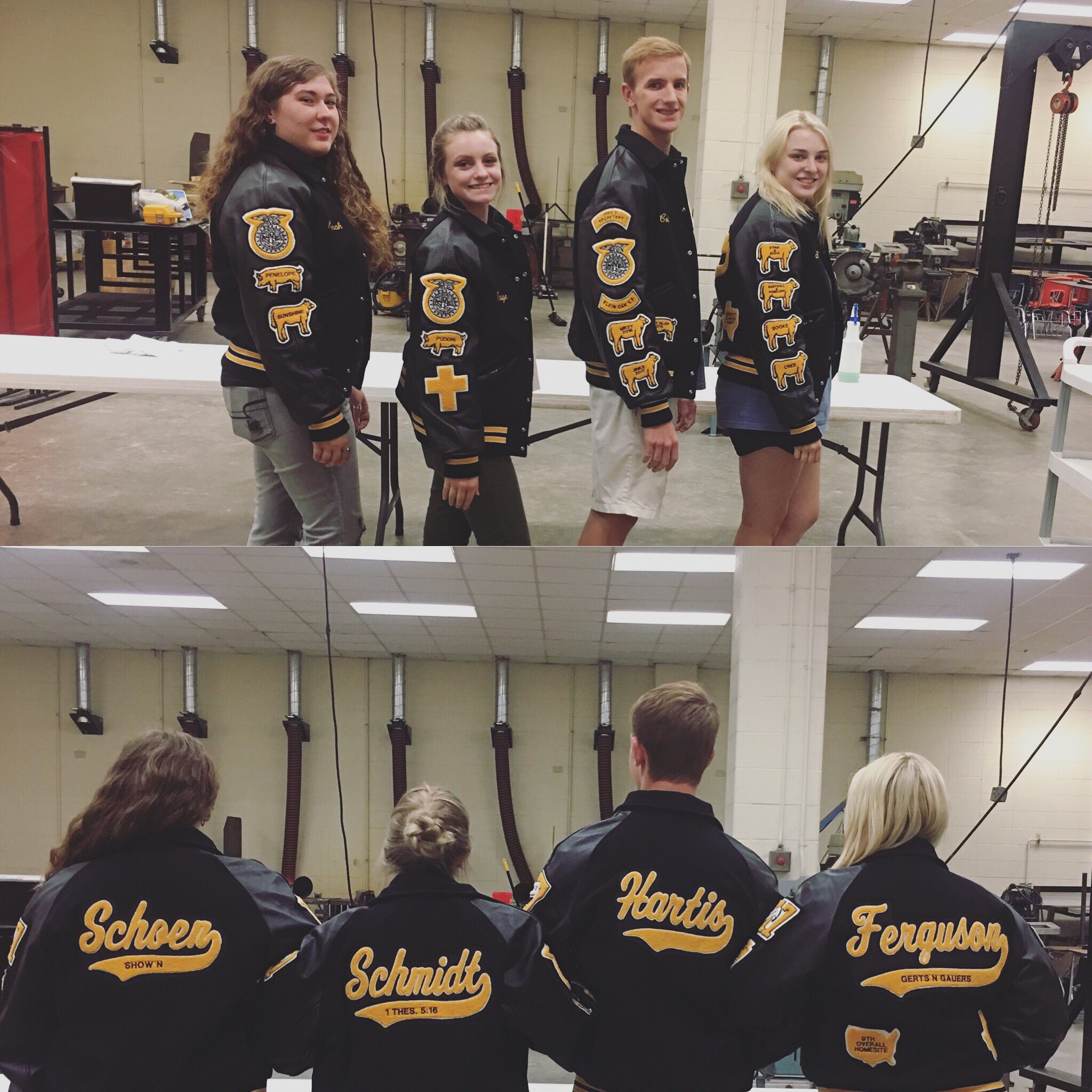 Ffa letterman shop jacket patches