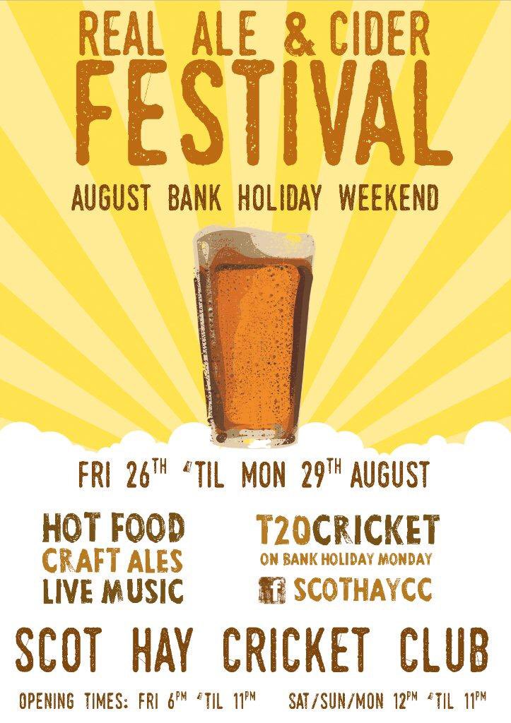 scothaycc's tweet photo. @CAMRAPotteries Please join us - we've got the best that Staffordshire and Cheshire has to offer! #realale https://t.co/H6fk5hZST4