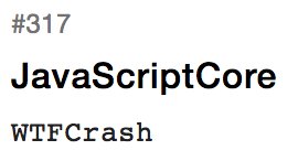 rosslebeau's tweet photo. Crashlytics just sent me a WTFCrash... ah, the problem was #badbeef https://t.co/EBUdCjRiG8