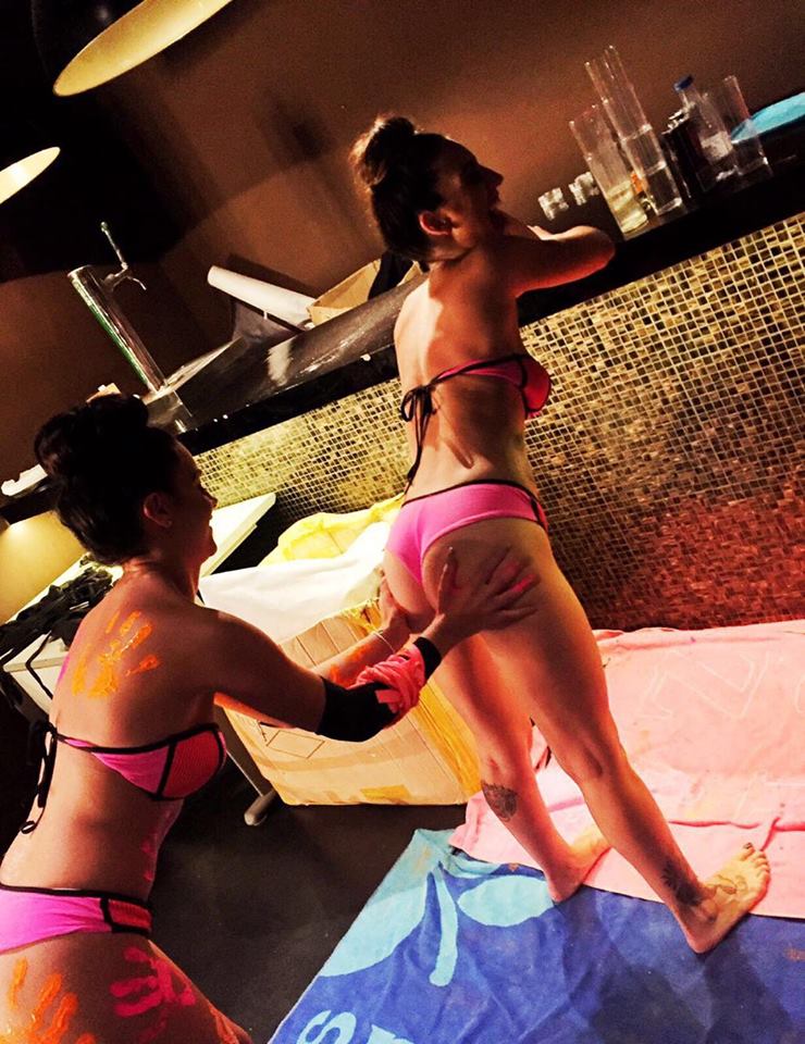 Everybody enjoying our UV painting so far? ;) #UV #Art #Ibiza #Paint