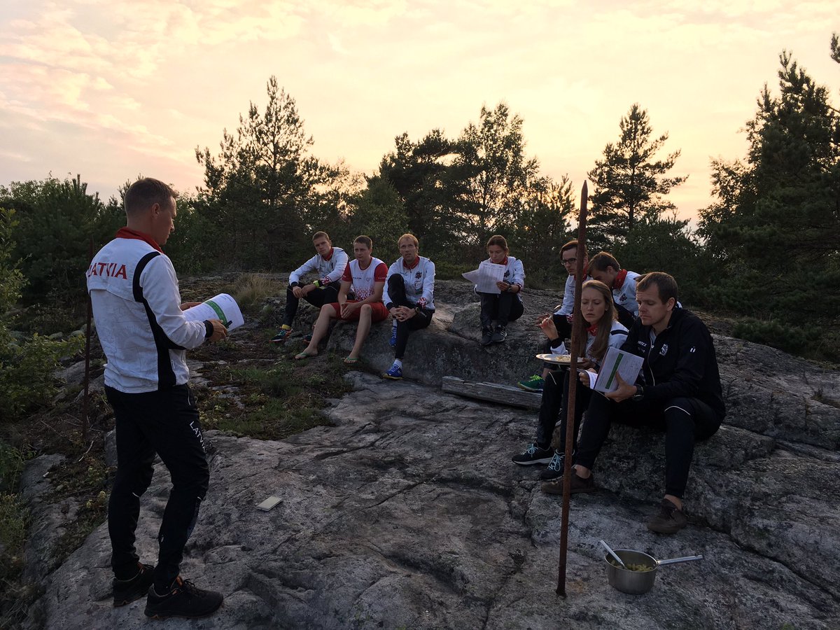 EdgarsBertuks's tweet photo. Nice place for team LAT meeting before tomorrow's @WOC2016 long distance final! #woc2016 #orienteering #diehard https://t.co/fIiTptT6KY