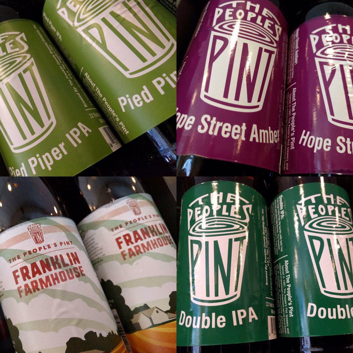 Quadruple stash of <a href="/thepeoplespint/">The People's Pint</a> has arrived! #CBCDELIVERYDAY