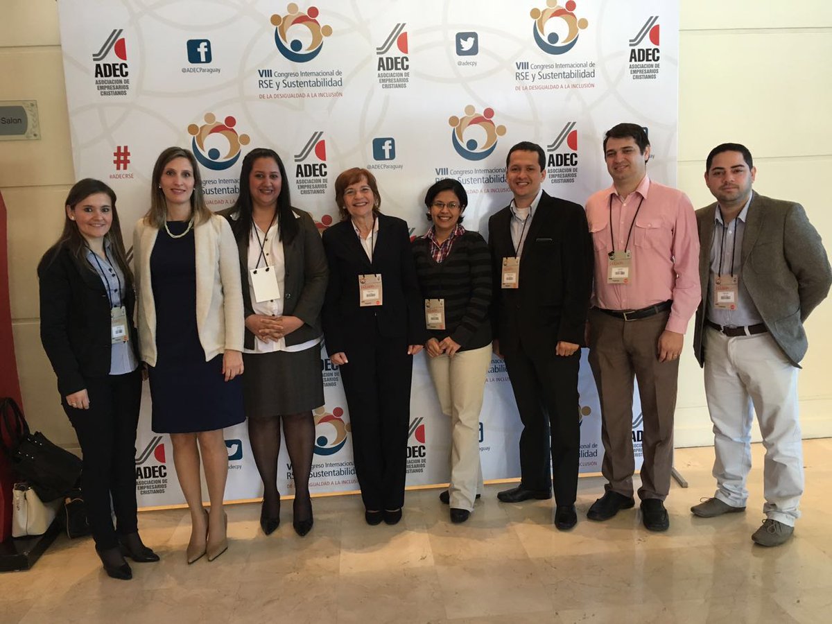 irisparaguay's tweet photo. Presentes en el VIII Congreso Internacional de RSE y Sustentabilidad: De la desigualdad a la inclusión
@adecpy #RSE https://t.co/y0Ss1ZALIe