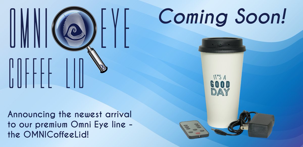 Minigadgets's tweet photo. Coming Soon! The latest addition to our premium Omni Eye line of cameras - the OMNICoffeeLid! #covertcamera #B2B https://t.co/FYnXQh88qC