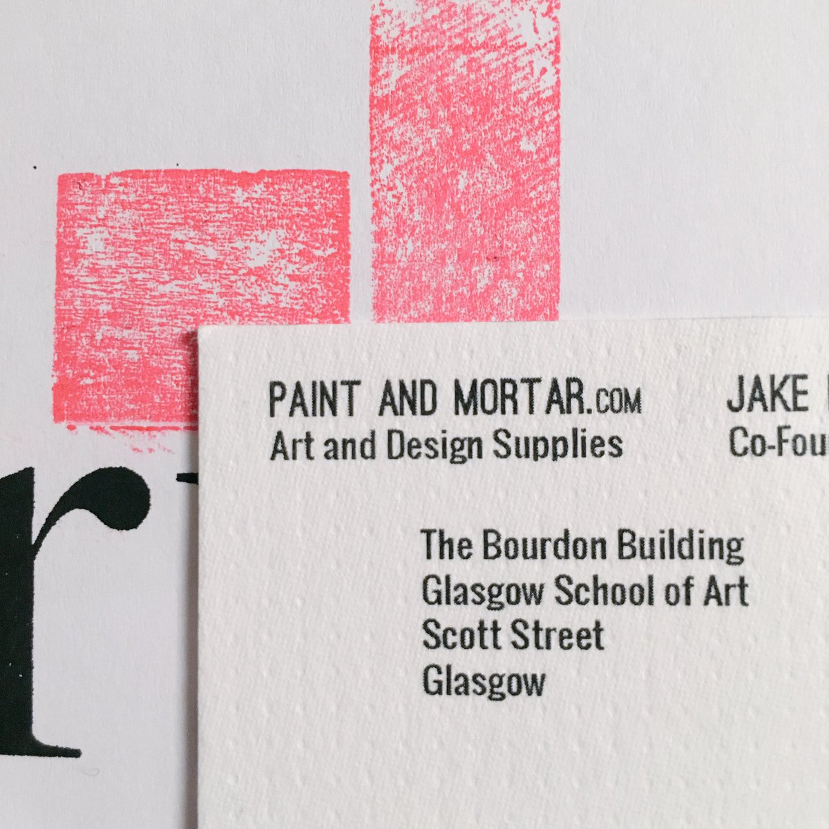 offfbrand's tweet photo. Really pleased @paintandmortar is happening, great move by @GSofA to support indy graduate-run business. Opens soon. https://t.co/oImZAWmmOS