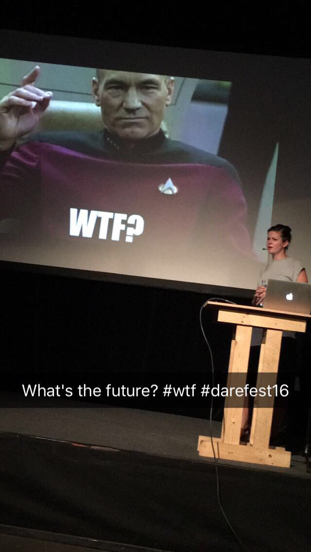 nadjaDS's tweet photo. Inspirerende case @Trendwolves #openvrttalks #darefest16 https://t.co/lzo66dQGWi