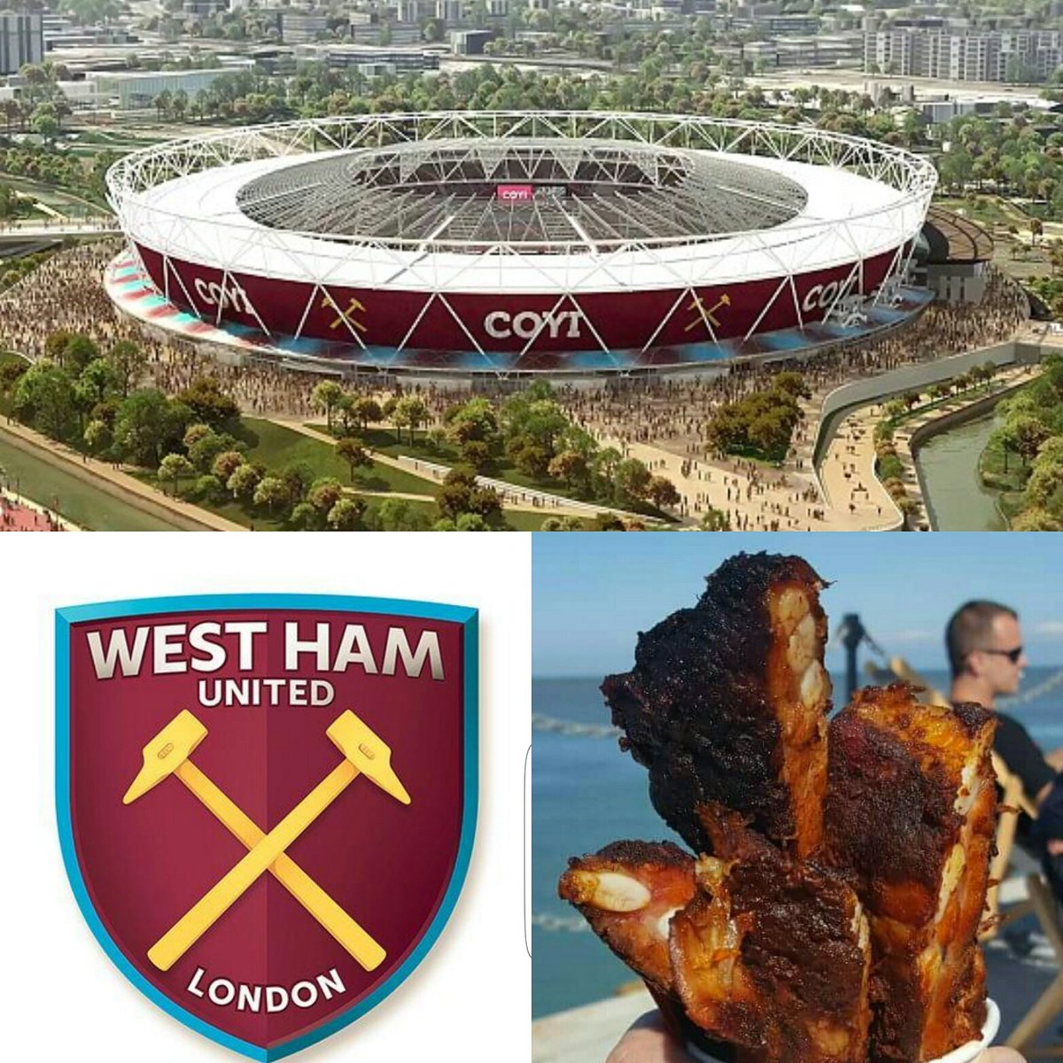 Justribz's tweet photo. Just Ribz will be at every West Ham home game at the Viewtube. 
#justribz #westhamunited #streetconcepts #coyi⚒ https://t.co/3DXo2ztCet