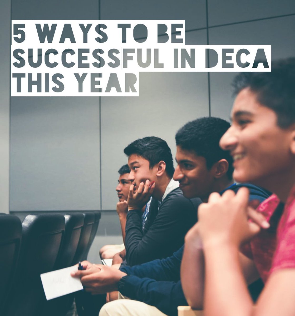 DECAInc's tweet image. Check out @DECA_Moksh's top 5 ways to be successful in DECA this year at bit.ly/2bd4cMx. #OwnYourFuture