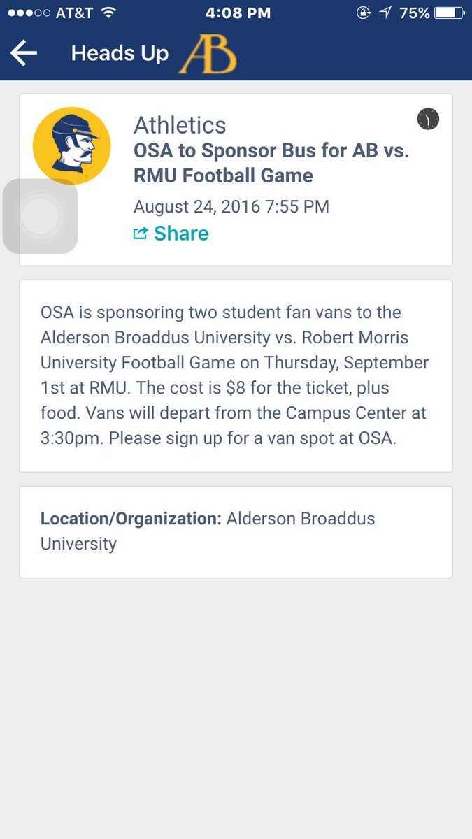 Head to OSA to sign up #GoBattlers 💙🏈