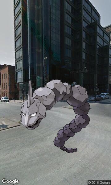 PokemonGo_Bot's tweet image. A wild Onix appeared in Glasgow, United Kingdom #PokemonGo