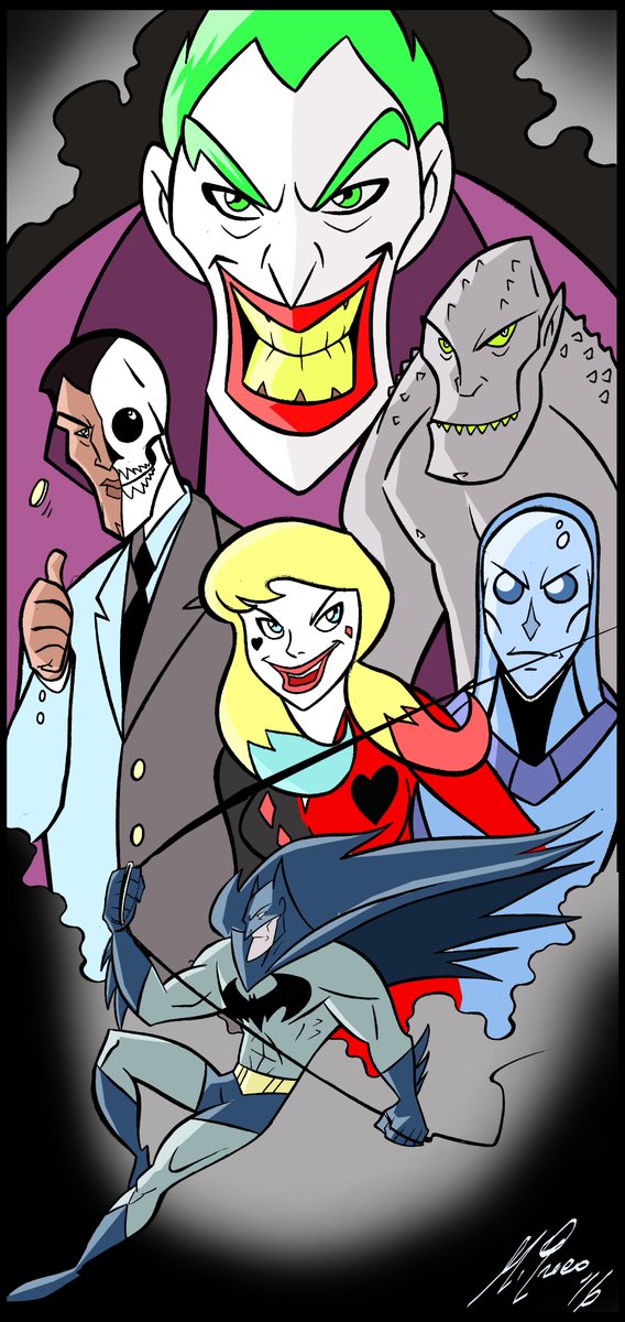 MarcoGreco79's tweet photo. #batmananimated #batman #joker #harleyquinn #killercrock #mrfreeze https://t.co/rrzzwFfyrX